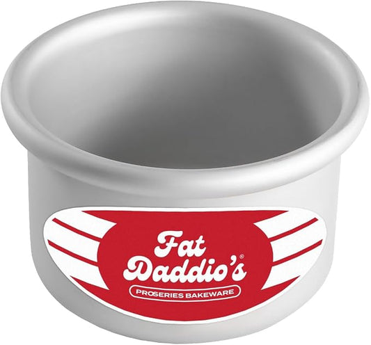 Fat Daddio's Round Cake Pan, 3 x 2 Inch, Silver by FatDaddios