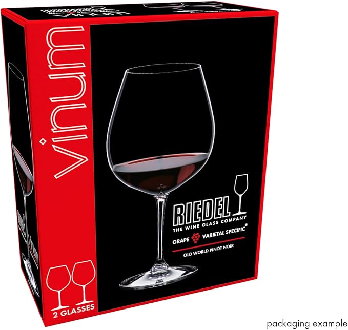Riedel Vinum Pinot Noir Wine Glasses, Set of 2, Dishwasher Safe, 6416/07 | Dishwasher safe - Image 4