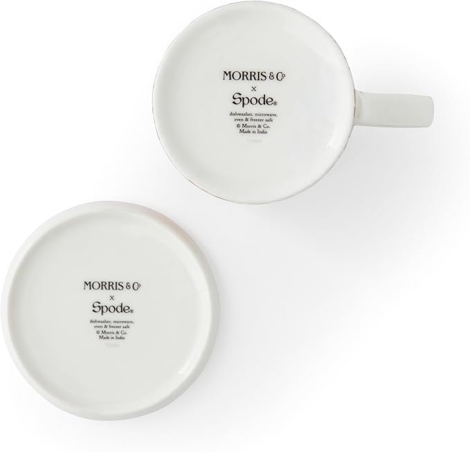 Spode Morris & Co Mug & Coaster Set, Madder - Image 5