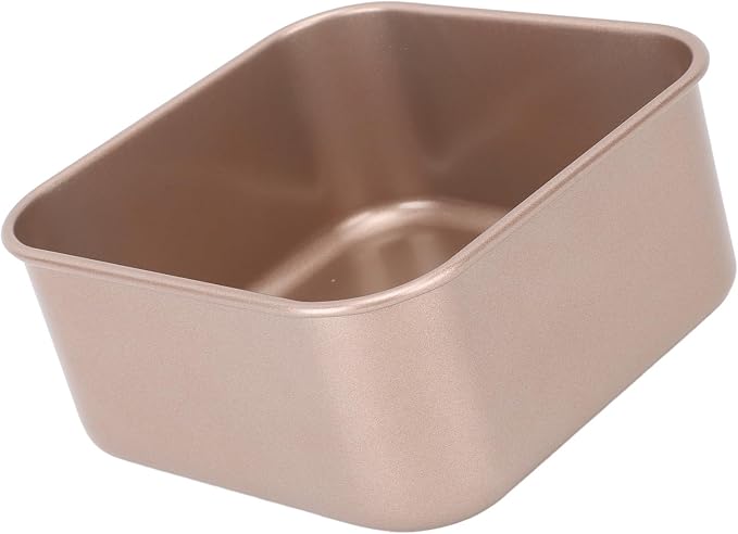 Headerbs Baking Sheet Pan, Deep Square Non Stick Carbon Steel Cookie Tray, Thickened Stackable Bakeware for Cake Bread Pizza Pastry Roasting Meat in Home Oven Kitchen (Medium) - Image 8