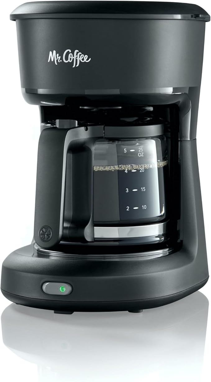 Mr. Coffee® 5-Cup Mini Brew Switch Coffee Maker, Black by Unknown