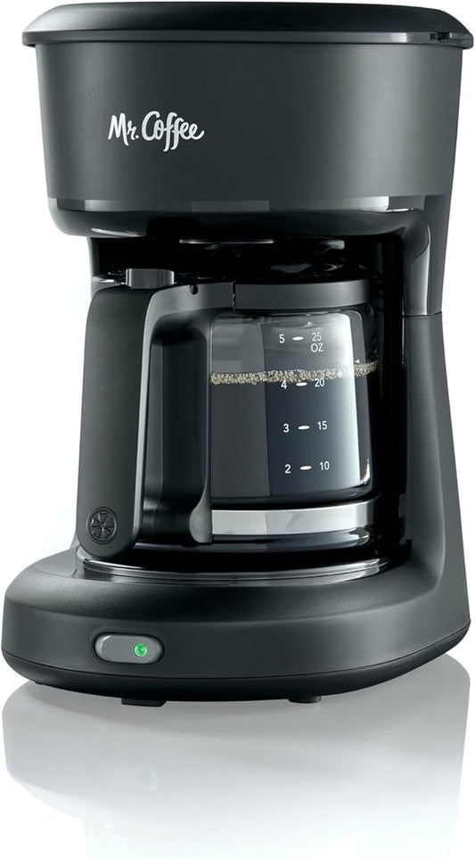 Mr. Coffee® 5-Cup Mini Brew Switch Coffee Maker, Black by Unknown