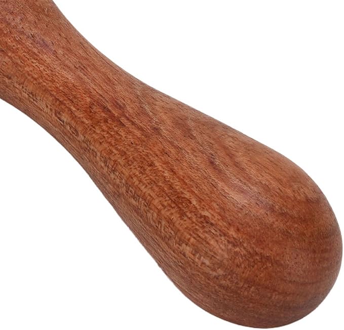 30mm Stainless Steel Espresso Tamper: Coffee Tamper with Wooden Handle for Cafe and Home Use