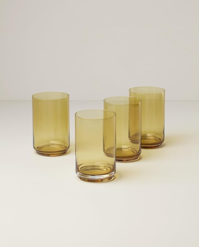 Lenox 897835 Tuscany Classics Stackable Coolers, Set Of 4, Amber - Image 2