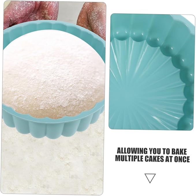 2pcs Food Grade Silicone Cake Nonstick Baking Pans Lake for Cheesecake Charlotte Up - Image 7