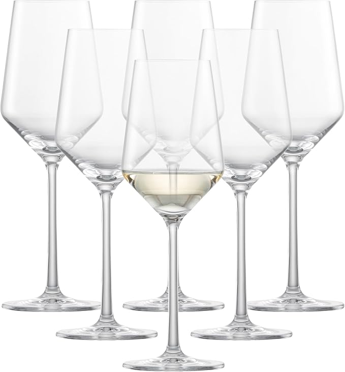 Zwiesel Glas Pure Riesling White Wine Glass (Set of 6), Wine Glasses for White Wine, Dishwasher-Safe Tritan Crystal Glasses, Made in Germany (10 Ounce) by Unknown