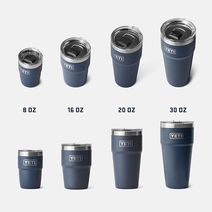 YETI Rambler 20 oz Stackable Tumbler, Stainless Steel, Vacuum Insulated with MagSlider Lid - Image 6