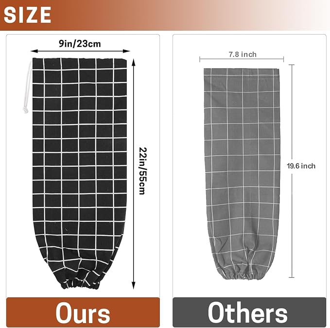 SWISSELITE 2Pcs Plastic Bag Holder, Reusable Plastic Bag Organizer | Wall Mount, Large Grocery Bag Storage Dispenser, 22x9 IN - Image 2