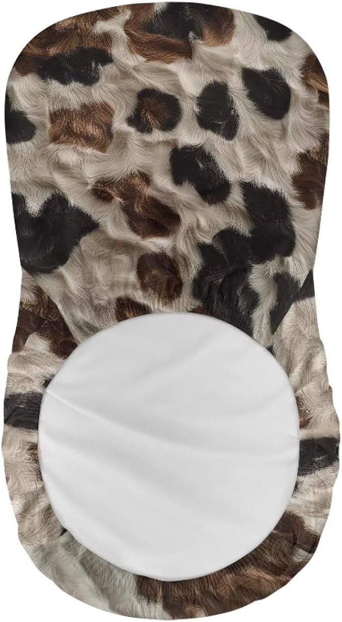 Cowhide Bar Stool Covers Elastic Stretchable High Mid Low Stool Chair Cover for Party Kitchen Club Machine Washable - Image 5