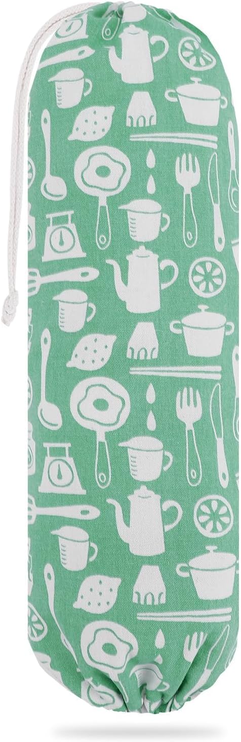 SWISSELITE 1Pcs Plastic Bag Holder, Reusable Plastic Bag Organizer | Wall Mount, Large Grocery Bag Storage Dispenser, 22x9 IN by SWISSELITE