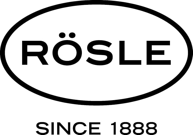 Rösle 12436 Stainless Steel & Silicone Hard & Soft Flexible Spatula 10-Inch, Black