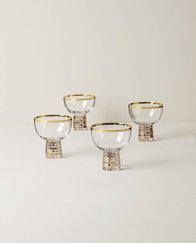 Lenox 897410 Tuscany Classics Gold Frost Coupes, Set of 4 - Image 2