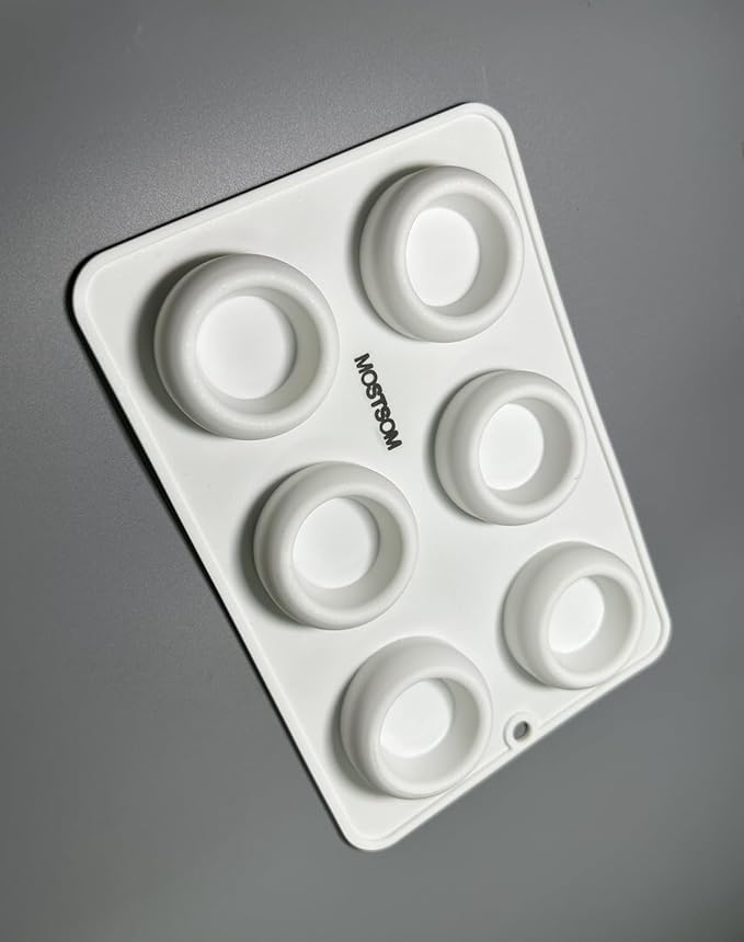 mostsom Cake Mold Round Shape Pudding Molds Silicone Chocolate Mold for Ice cube Pancake Cookie Pastry Mold