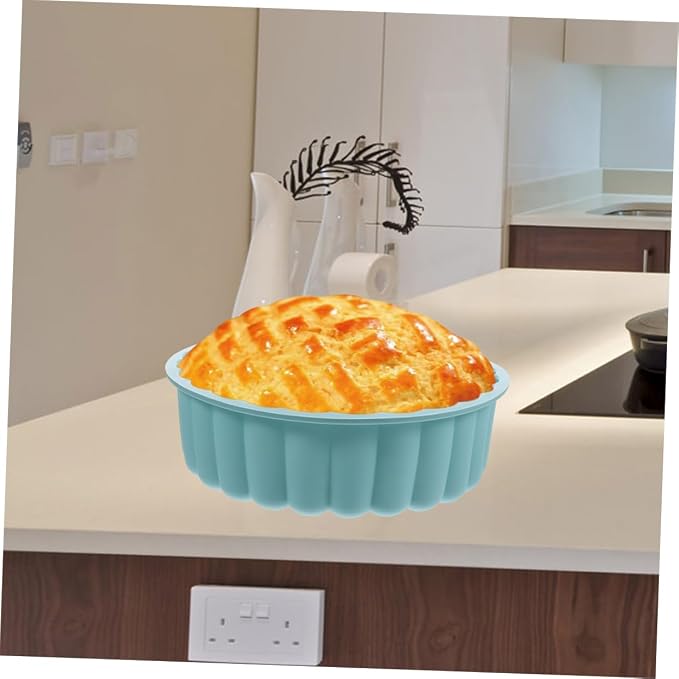Ciieeo 8-Inch Food-Grade Silicone Round Cake Mold 2-Piece High-Temperature Baking Set for Charlotte Cake Tart and Pie for Home Baking - Image 6