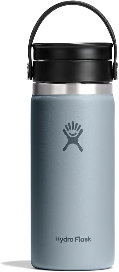 Hydro Flask Flex Sip Coffee Tumbler – Insulated Stainless Steel, Non Spill, Leak Proof Travel Coffee Cup 16 Oz Shale Gray by Unknown
