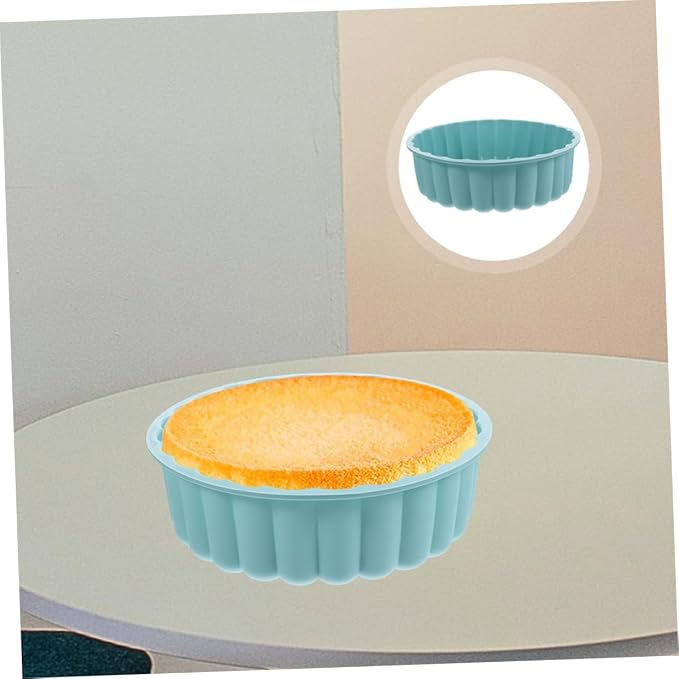 Alipis 2pcs Food-grade Silicone Cake Pan Charlotte Mold Round Cake Molds for Baking High-temperature Resistant Petal Shape for Tart - Image 8