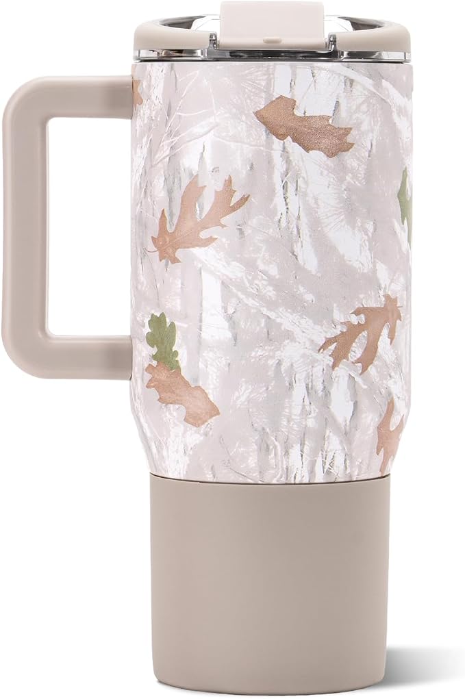 HydroJug Coffee Traveler 20oz Ceramic-Lined Mug with Handle, Camo - Image 2