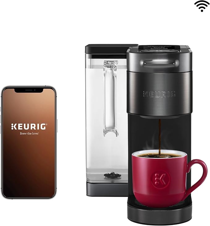 Keurig K-Supreme Plus SMART Coffee Maker, Single Serve K-Cup Pod Coffee Brewer, BREWID and MultiStream Technology, 78 Oz, Black | BREWID, MultiStream Technology, 78 Oz - Image 3