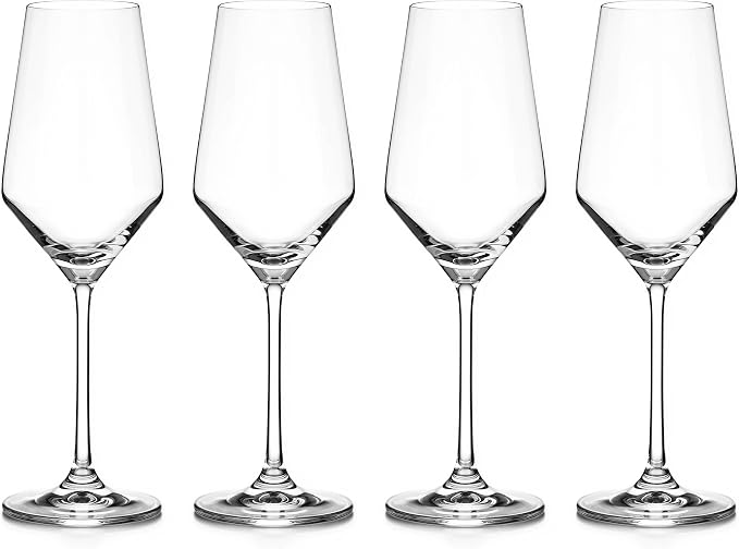 Wine Glasses Set of 4, 17 Ounce Hand Blown Crystal Stemmed Wine Glasses for Red and White Wine, Dishwasher Safe Glassware - Image 2