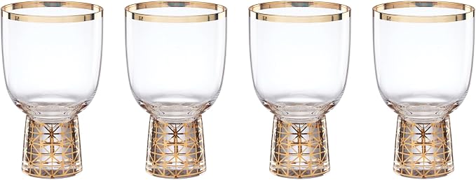 Lenox 897412 Tuscany Classics Gold Frost Wine Glasses, Set of 4 by Lenox