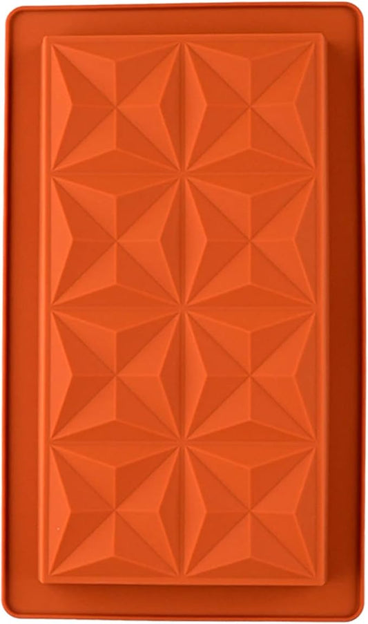 Candy Bar Mold | Large Silicone Chocolate Mold - Dessert Baking Mould - for Food Treats Soap Making Christmas Cookie Cake Dessert Baking Birthday