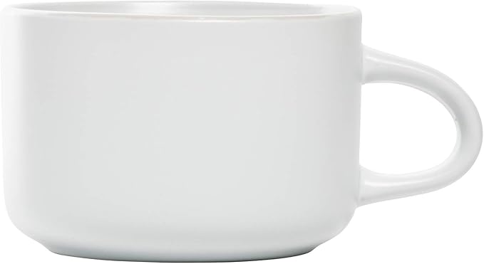 10 Strawberry Street Wazee Matte Oversized Mugs, 6 Count (Pack of 2), WHITE - Image 6