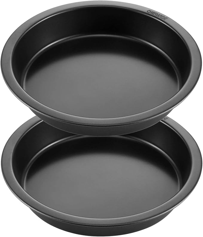 CHEFMADE Round Cake Pan, Nonstick 8 Inch Cake Pan for Baking, Set of 2 by CHEFMADE