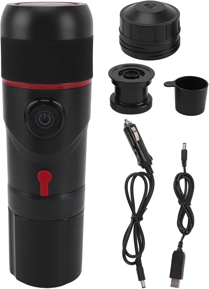 Portable Coffee Machine 3 in 1 15 Bar Pressure Capsule Coffee Maker with Intelligent Temperature Control for Camping Driving Home Office - Image 6