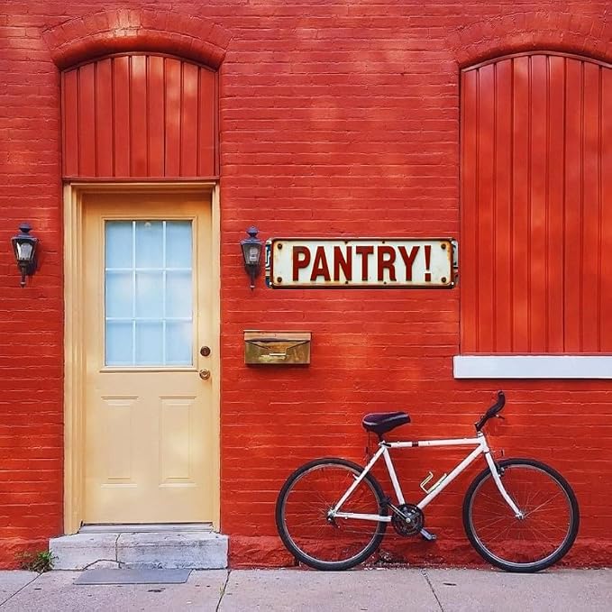 Wall Decor 16 * 4 Inch Tin Signs PANTRY Rustic Kitchen Storage Practical Wall Decor - Image 4