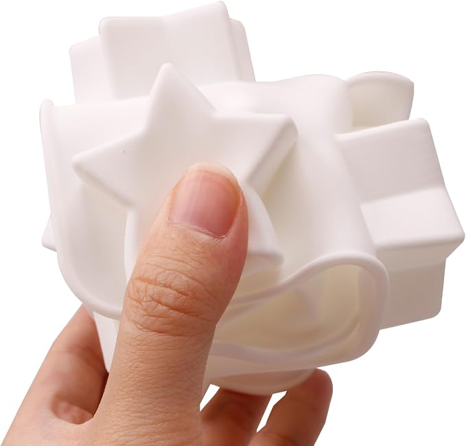 Star Silicone Mold for Chocolate, Candy, Soap, Ice Cubes | 12-Cavity Star Shape, 8.74 x 5.39 in Size, Flexible & Easy Release, Multi-Use Baking Mold, Food Safe Silicone - Image 9