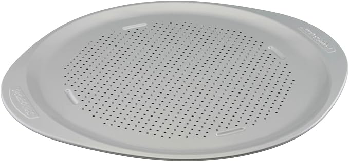 Farberware Insulated Nonstick Bakeware 15.5-Inch Round Pizza Pan, Light Gray by Farberware