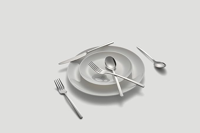 Cambridge Silversmiths Beacon Flatware Set, 18/0 Stainless Steel, Dishwasher Safe, Flatware Collection, Mirror, 20-Piece, Service for 4 - Image 3