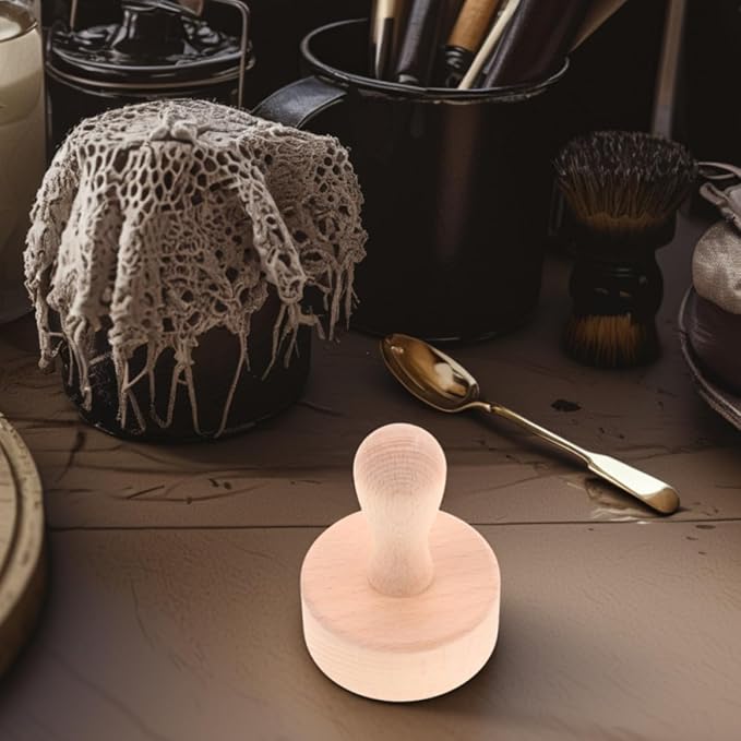 Wooden Tart Pan for Easy Demolding 2pcs with Removable Bottom round Mini Egg Tart Mold Baking Tool Beige Baking Tamper for Home and DIY Cake Pastry for Pies and Quiches - Image 6