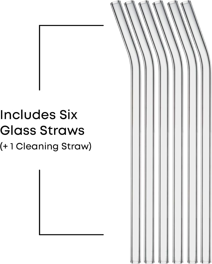JoyJolt Star Wars Retro Vintage Collection 16.9oz Glass Tumblers - Featuring Darth Vader, R2D2, Yoda, Chewbacca, Red Leader, Jawa - Original Trilogy Drinkware, Set of 6 with Glass Straws - Image 3