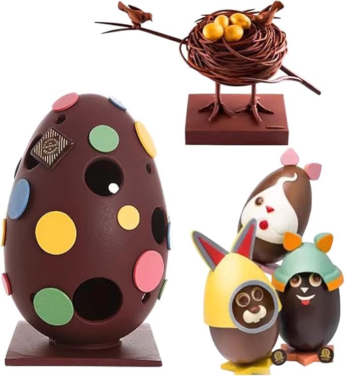 EchoDone Egg Shape Soap Mold Non Stick Silicone Half Egg Mold for Soap Making, Truffles Chocolate, Candy, Jelly, Desserts, Ice Tray Backing Set Cake Mould 2 Packs - Image 8