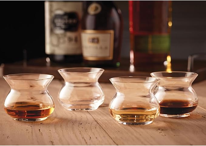 Neat Glass Artisan Spirits Glasses 4 Pack | Official Competition Judging Glass | European Crystalline Smooth Nosing Experience Reveal Subtle Aromas & Complexities Tasting Glass for Evaluating Spirits - Image 2