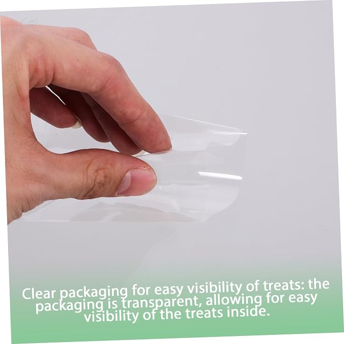 PRETYZOOM 300pcs Cellophane Bags for Party Treats Cookie and Candy Packaging for Baking and Holiday Celebrations - Image 8