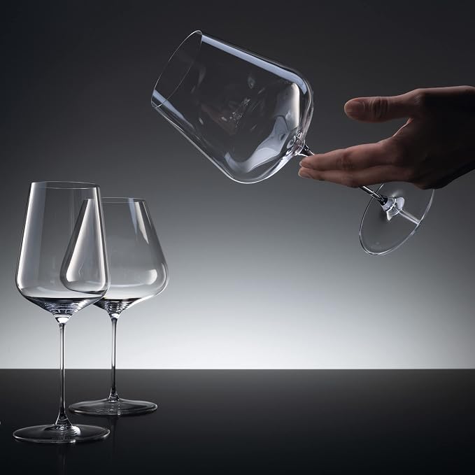 Spiegelau Definition Champagne Flutes, Elegant Crystal Champagne Glasses Gift Set, Perfect for Prosecco, Sparkling Rose, Mocktails, Home Bar Accessories, Housewarming, Wedding Gifts, 9 oz, Set of 2 - Image 8