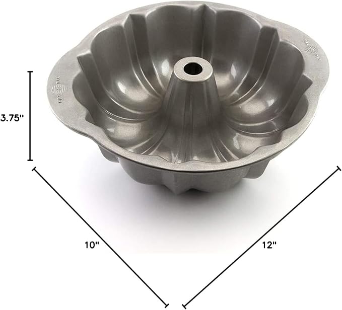 USA Pan Bakeware Nonstick Fluted Tube Cake Pan, Aluminized Steel 10-Inch - Image 9