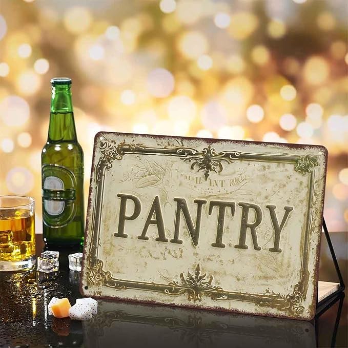 Vintage Pantry Aluminum Metal Wall Sign 8 x 12 Inch | Farmhouse Decor for Home or Kitchen, Gift for Farmhouse Decor Lovers or Home Owners - Image 5