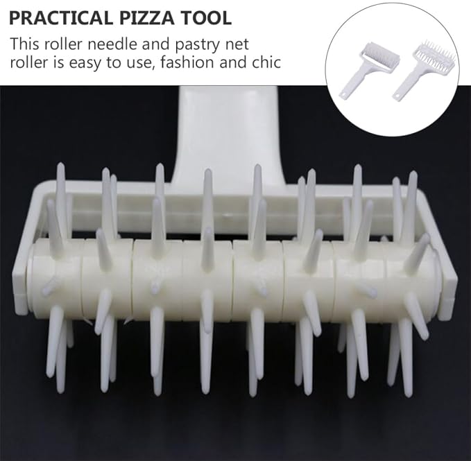 Alipis 2pcs Pizza Dough Roller Pin Made of Sturdy Pp Material, Easy to Use and Convenient Baking Tool for Kitchen, for Pastry and Pizza Dough Preparation - Image 5