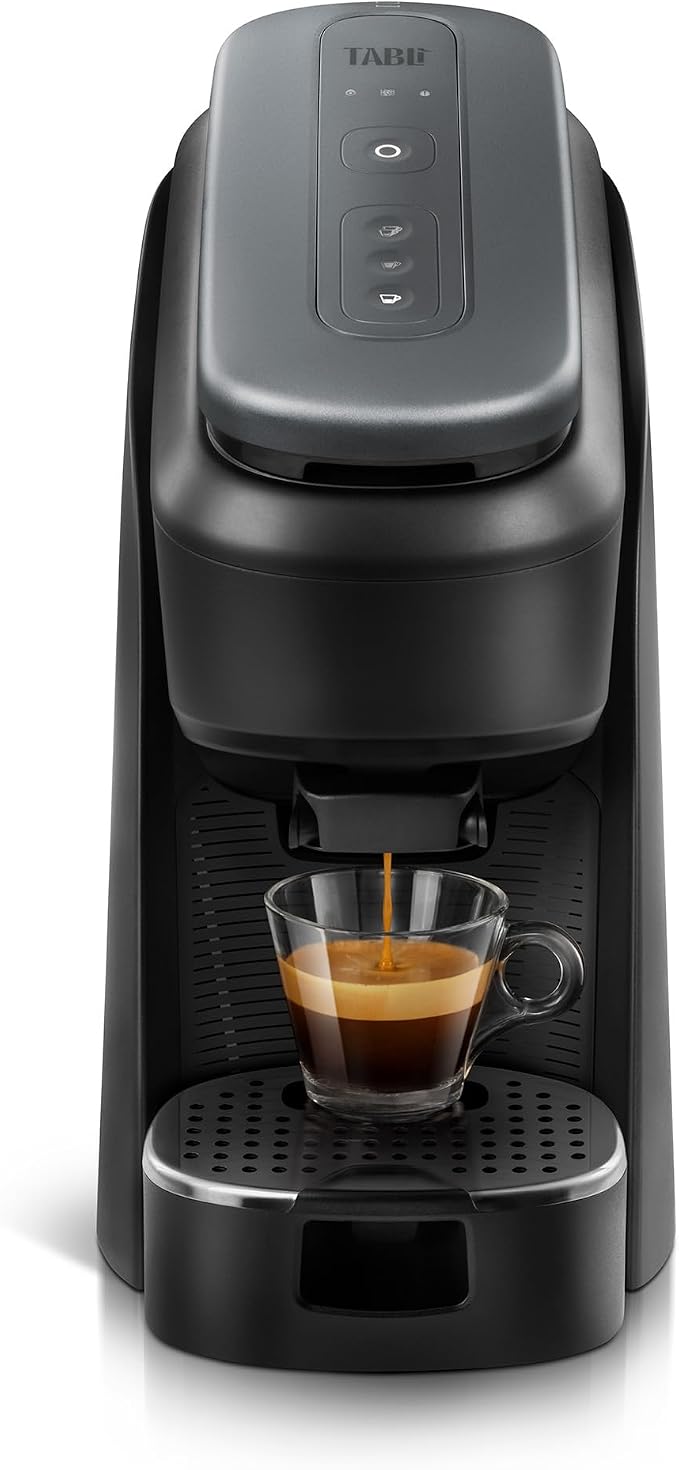 Lavazza Tabli Espresso Machine, works with 100% Coffee Tabs (Black) | Single-serve espresso system. Tabli 100% Coffee Tabs compatibility. Easily brew an espresso, lungo, or double shot. - Image 2