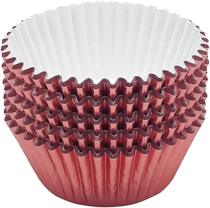 Standard Rose Gold Foil Cupcake Liners Muffin Baking Cups for Party and More, 100-Count - Image 5