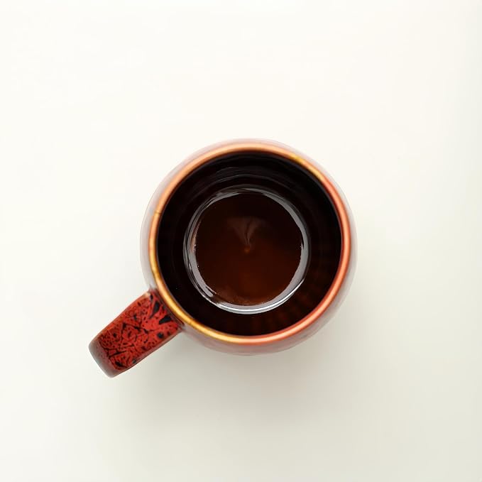 Large Ceramic Coffee Mug - 20oz Big Tea Cup, Red | Large Tea Mug, Microwave Safe, Dishwasher Safe - Image 7