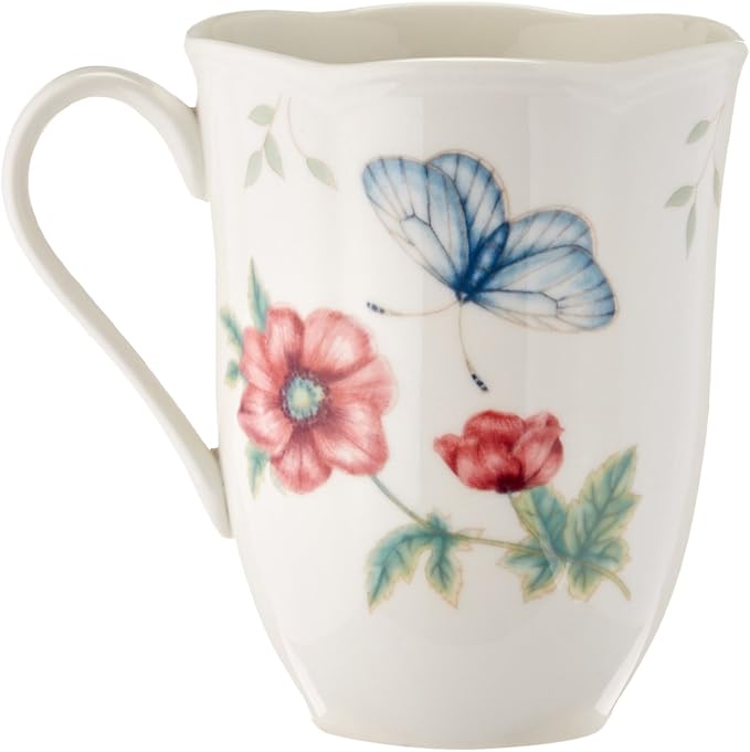 Lenox Dinnerware Set, Butterfly Meadow 18-Piece Set, Service For 6, White Porcelain, Butterfly And Flower Designs, Plates And Bowls Sets, Dishwasher Safe, Home & Kitchen (Assorted, 18 Pieces) - Image 20