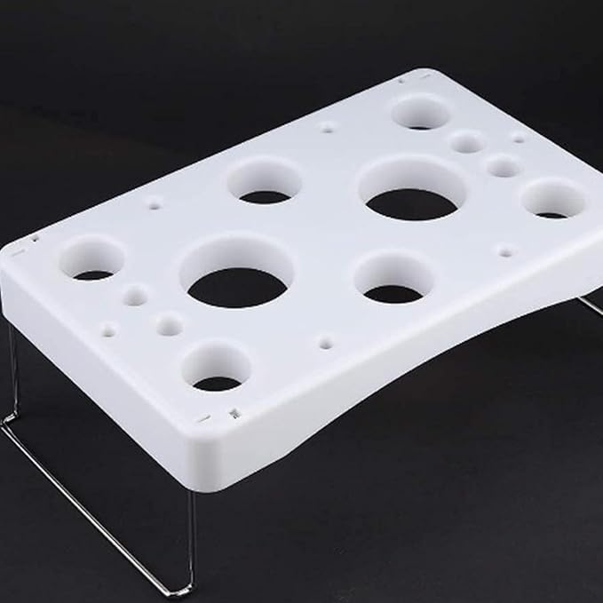 Piping Bag Holder Cake Decorating Cookie Decorating Supplies Tool Lcing Bag Stand Cream Bag Holder with 12 cavity