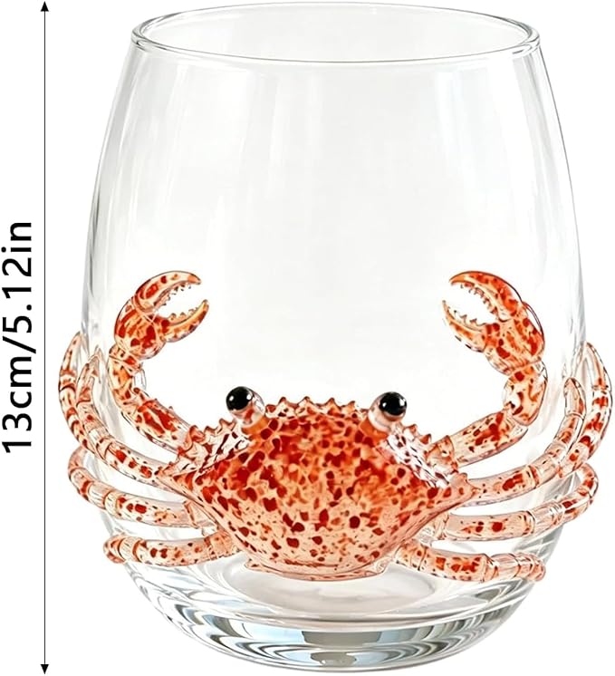 Artisan Blue Octopus Glassware Handmade 3D Ocean Decor Gift - Image 3