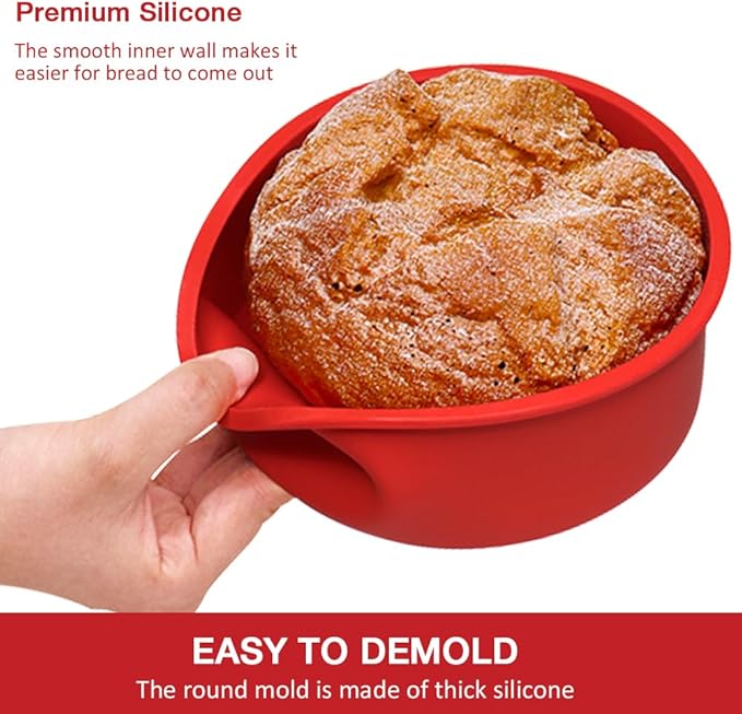 Alimat PluS 6 Inch Cake Pans Silicone, 4 Pack Round Cake Molds with 100 Pieces Parchment Paper, Small Cake Pans for Multilayer Cakes, Puddings