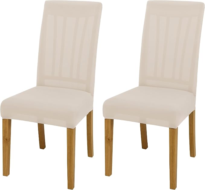 Dining Chair Covers, Stretch Seat Covers, Washable Furniture Protector | Washable, Stretch Fit, Soft, Non Slip, Dining Chair Covers, Seat Protector, Furniture Protector by BIETYONE