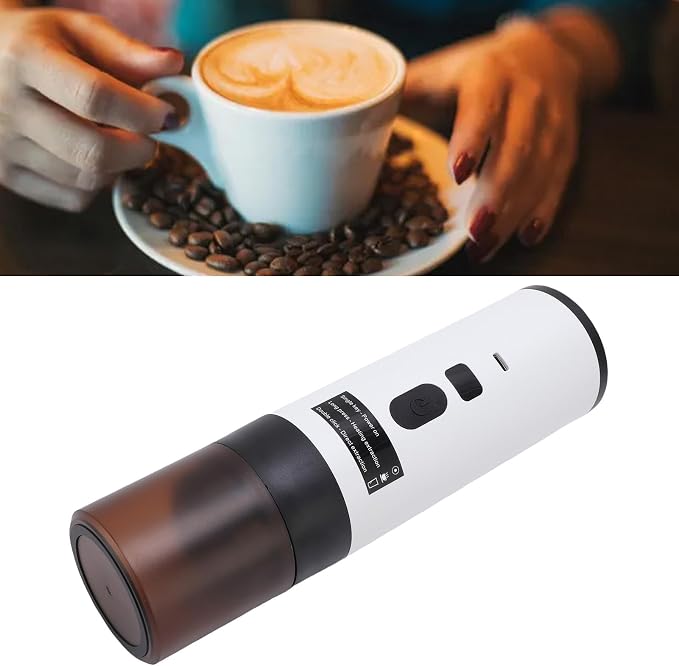 Sonew Portable Capsule Coffee Maker – Cordless 72W Automatic Travel Coffee Machine for Home, Car & Outdoor – -Compatible, USBCharged, 90mL, 622g Lightweight Design - Image 2